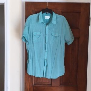 Men’s Calvin Klein short-sleeved button up